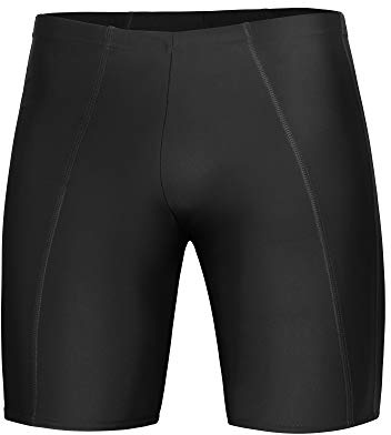 Ladeheid Herren Badehose Badeshorts Beachshorts Schwimmhose LA40-205(Schwarz,XL)