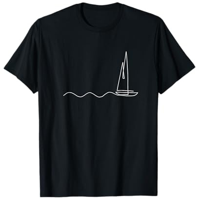 VOILIER Blanc | Voile Maritime | Marin | Capitaine Capitaine T-Shirt