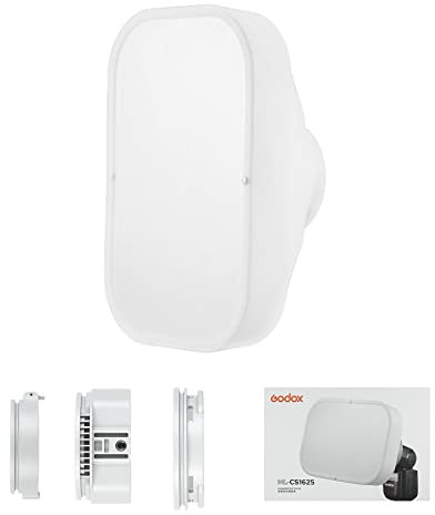 Godox ML-CS1625 Diffusor-Kit, Faltbare Silikon-Blitzlichtdiffusoren, kompatibel mit LED-Licht ML30 ML60 Flash Godox V1 V860III V850III TT685II AD300Pro AD400Pro