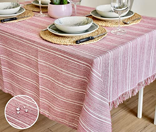 Sirap Home bordsduk fläckbeständig oljeduk rektangulär vätske- och fläckavvisande mjukt hartstyg av bomull - rektangulär bordsduk