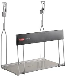 Rubbermaid Garage FastTrack Recycled Cardboard Holder, Wall Mounted Recycling System, Holds up to 20 pounds, Satin Nickel, for Home/Garage