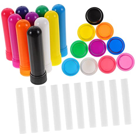 BESPORTBLE 30pcs Scent Inhaling Stick Aromatherapy Tubes Stick for Essential Oils Use at Home