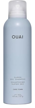 OUAI Super Dry Shampoo - Shampooing sec volumisant - Absorbe le sébum, la saleté & la transpiration - Se fond dans les cheveux sans laisser de résidus - Parfum longue tenue - Cape Town (127g)