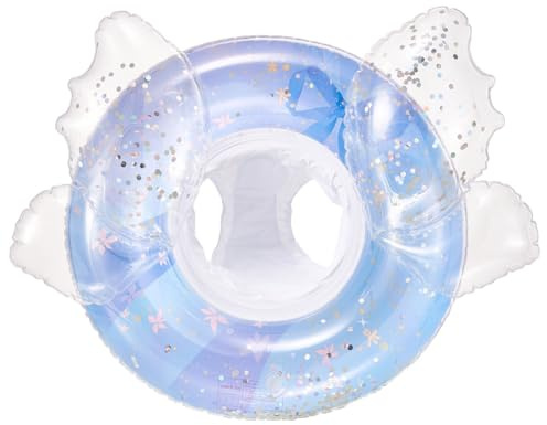 HTU Anello da Nuoto Gonfiabile Tubo da Nuoto Gonfiabile a Tenuta Stagna per Piscina (Ala Blu 1-4 Età)