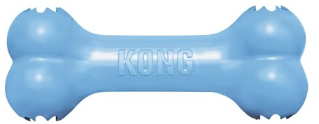 KONG - Puppy Goodie Bone - Teething Rubber, Treat Dispensing Dog Toy (Assorted Colours) - For Small Puppies