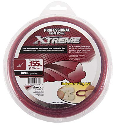 Arnold .155-Inch x 109-Foot Xtreme Professional Grade Trimmer Line