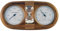 Nikkarien Sauna 3 in 1 Sauna Thermo und Hygrometer inkl. Sanduhr Kiefernholz 591L