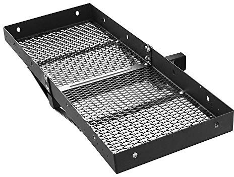 CargoLoc Hitch Mount 60 x 19.5 Cargo Carrier, Fold-Up - 500 lbs