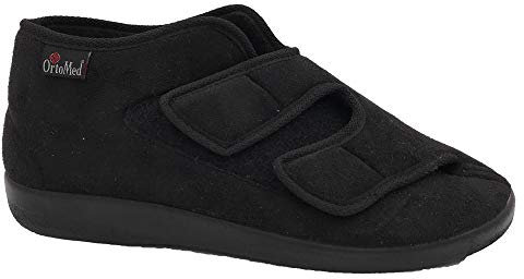 OrtoMed Klettschuhe Verbandschuhe Hausschuhe Senioren, EU 42