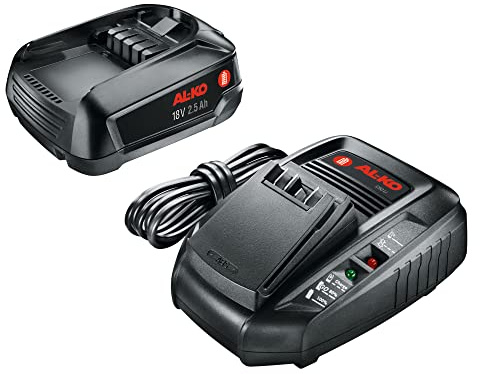 AL-KO Akku-Vorteils-Set, 18 V Bosch Home and Garden Compatible, inkl. 1x Li-Ion Akku B50 Li (18 V / 2,5 Ah) und 1x Ladegerät C50 Li