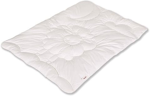 PARADIES Kinder-Ganzjahresdecke 100x135 cm Daunenalternative, Lova Bio medium warm, Öko-Tex Zertifiziert Standard 100 Klasse 1, medizinisch getestet