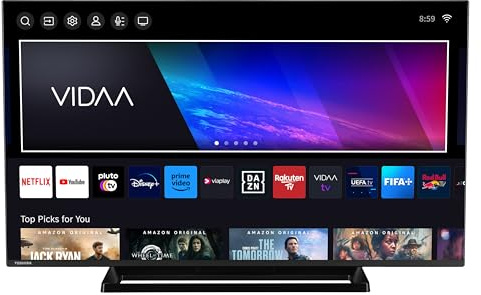 Toshiba 43LV3E63DAZ 43 Inch TV/VIDAA Smart TV (Full HD, HDR, Triple Tuner, Bluetooth, Dolby Audio) [2024]