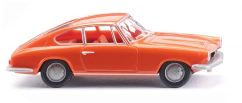 Wiking 18703 BMW 1600 GT Coupe Orange 1967-68 HO Gauge