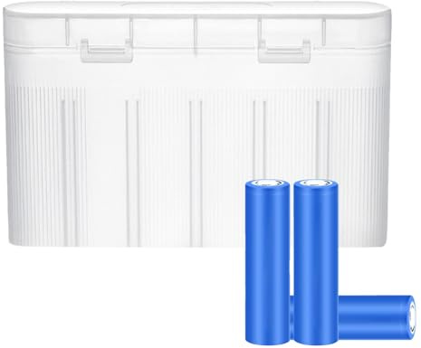 liten batterilåda – 6 rutnät liten klar batterihållare organiseringsfodral | skyddande batteribehållare, robust bärbar bärväska för klocktillbehör