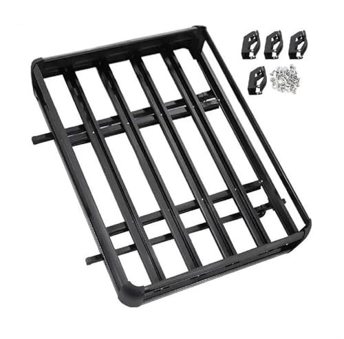 Porte-Bagages Voiture Porte-Bagages Tente Barres Transversales Porte-Ski Porte-vélo Remorque À Billes, Camping-Car Support Toit Universel pour Voiture Charge 100KG Galerie De Toit