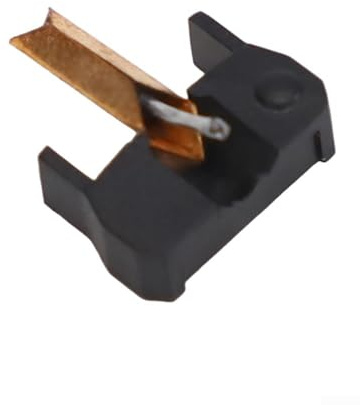 Sisinkal Puntina ellittica diamantata, per M75, M75ED M75-6s N75, ricambio ago per giradischi TYPE2, nero compatto 3 x 2 x 1 cm, aggiornamento audio preciso tracciamento della scanalatura