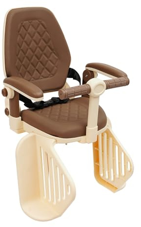 YOICUATGNA Seggiolino per bicicletta, montaggio posteriore, 50 kg, con cinture di sicurezza, poggiapiedi e braccioli rimovibili, per bici da città e altre biciclette con sedile posteriore.