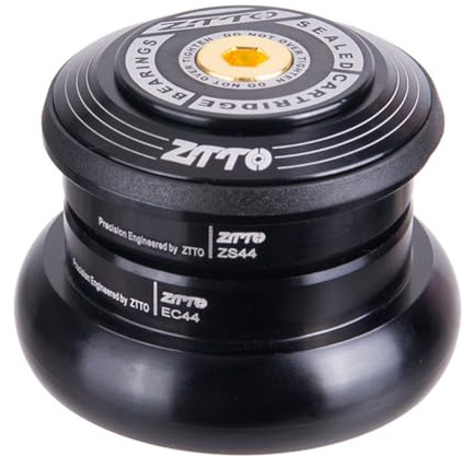 ZoraYorce 4444T ZS44 EC44 - Set di sterzo interno per bicicletta, con cuscinetto sigillato senza filettatura, telaio tubolare dritto su forcella conica, 444T ZS44 EC44