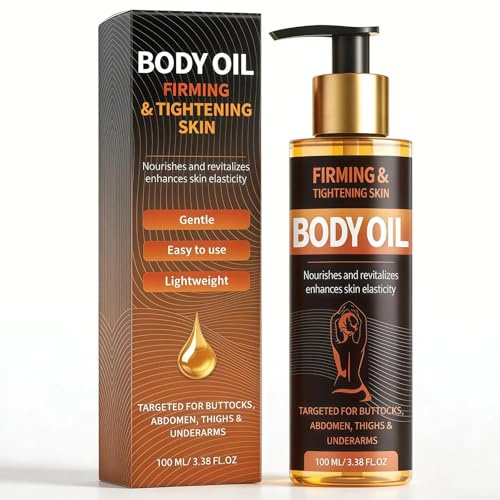 Firming Body Oil for Women, Body Oil for Saggy Skin, Deep Moisturizing Firming Oils for Arms, Legs, Stomach, and Full, After Shower Glow Remedy