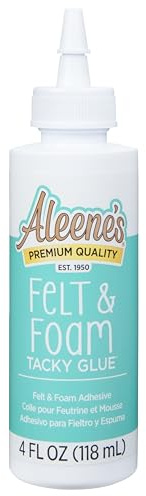 I Love To Create 33171 Aleene's Felt and Foam Glue, Multi-Colour, 4.24 x 4.24 x 15.24 cm , White