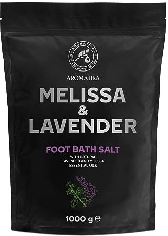 Sale Per Pediluvio Con Olio Essenziale Di Lavanda E Olio Di Melissa - 1000 G
