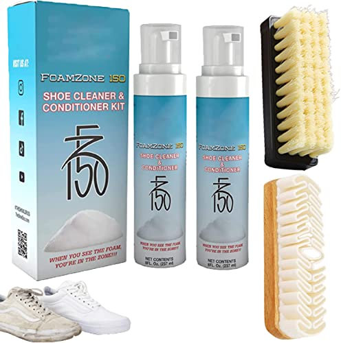 Pukmqu Foamzone 150 Shoe Cleaner, Fz150 Shoe Cleaner, Foam Zone 150 Shoe Cleaner, Fz150 Shoe Cleaner Foam, Shoe Cleaner Kit (2PCS)