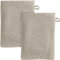 Erwin Müller Waschhandschuh Achberg 2er-Pack Walk-Frottier Sand Größe 15x21 cm
