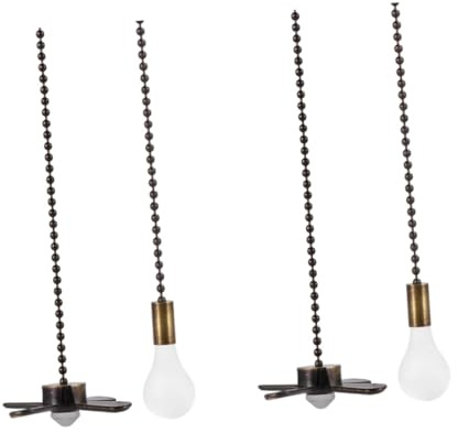 jojofuny 4pezzi Catena Pendente Per Ventilatore Estensore Con Design Vintage Per Lampadario e Illuminazione Per Eventi e Decorazioni Domestiche