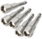 Fixinus 5 Stück 10mm Magnetische Steckschlüssel Satz, 1/4 Zoll Hex Bohrer Stecknuss Nuss Stecknuss Bit Adapter Metrische Innensechskant für Bohrer oder Akkuschrauber, 65mm Länge