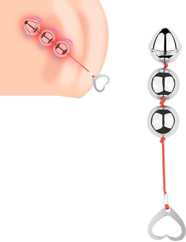 Analplug# Für Männer Frauen Anfänger Xxl Analkugeln für Mann Frau Extra Groß Liebeskugeln für die Frau Liebeskugel mit 3 Anal Beads Metal Buttplug Butt Plug für Frauen Sex Analspielzeug für die Männer