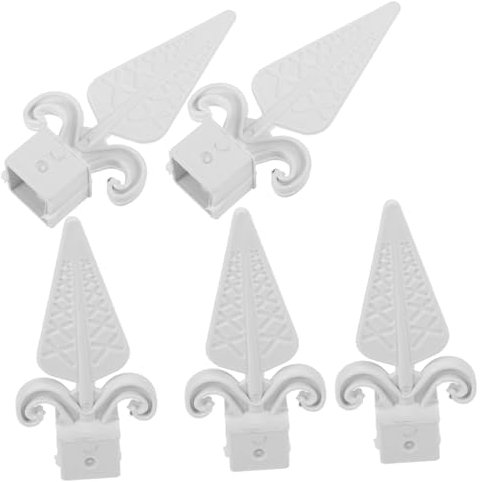 Angoily 10pezzi Terminali Pali Recinzione in Plastica Resistenti Punta Per Decorazione Steccato Giardino e Cancelli Facile Installazione e Manutenzione Adatti Recinzioni Esterne e Corriman