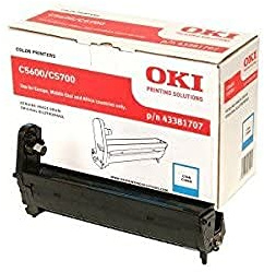 OKI Drum for C5600/C5700 Printers 20,000 Pages - Cyan