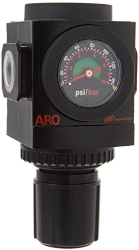 ARO R37341-600-VS Air Regulator 1/2 NPT, w/Gauge - 250 psi Max Inlet