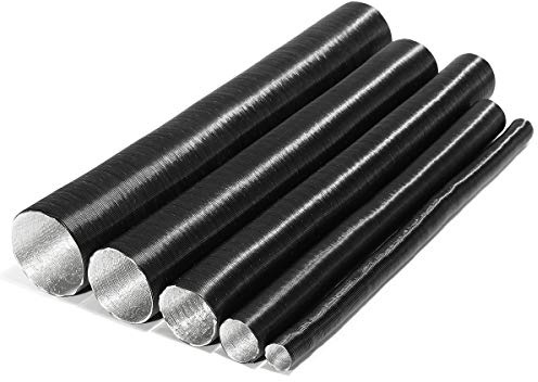 C-FUNN Aire Acondicionado Manguera De Escape Tubo De Salida De La Entrada del Coche Calefacción Accesorios - 76Mm