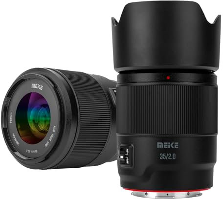 Meike 35mm F2.0 Full Frame Wide-Angle AF STM(Stepping Motor) Lens Auto Focus Fixed Prime Portrait Lenses for Panasonic Lumix Sigma Leica L-Mount Mirrorless Camera S1 S1R S1H S5 FP