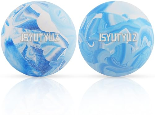 JSYUTYUZ Pelotas de masaje de lacrosse para liberación miofascial, certificación SGS, masaje de tejido profundo para hombro y espalda, terapia de punto de activación, bolas de yoga plantar, juego de 2