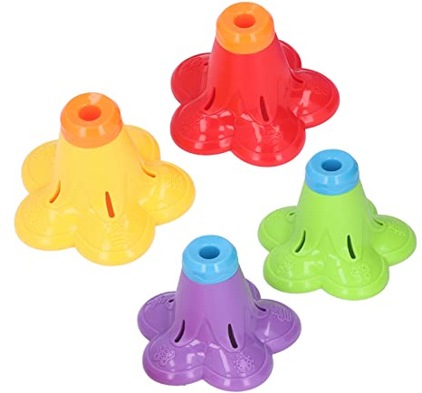 Goshyda Ensemble de Gobelets Empilables pour bébé, pour Le Bain et Le Jeu, Gobelets Empilables éducatifs Précoces pour Les Aventures Aquatiques, Matière Plastique Durable