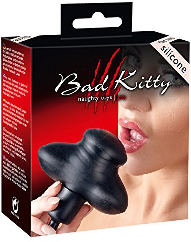 Orion Bad Kitty Aufblasbarer Knebel, Silikon Schwarz