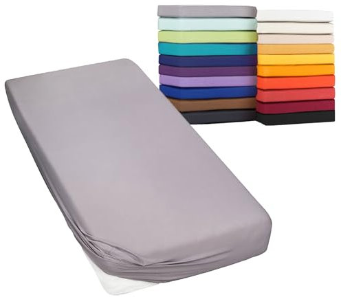 Moon-Classic Spannbettlaken Boxspringbett Wasserbett Spannbetttuch Matratzen 160g/²m 140x200-160x220 Graphit