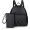 ECOSUSI Damen Rucksack Klein Soft Pu Leder Rucksäcke Schultaschen Wasserdichte Damenrucksäcke Kleine Reise Tagesrucksack