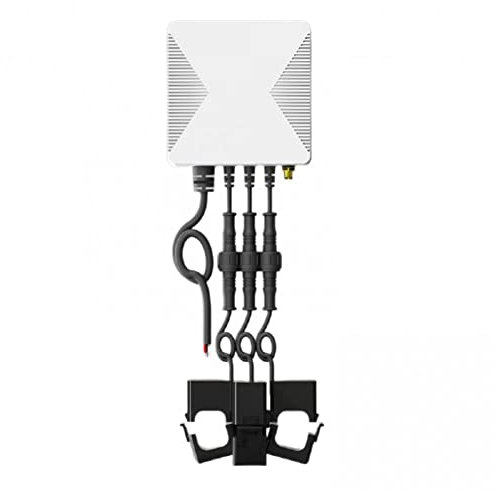 80A 3 Phasen Zigbee Smart Stromzähler KWh Zähler Netzmessung Echtzeit-Stromüberwachungszähler Stromverbrauch Messgerät Energiezähler,mit Stromwandler, für Stromverbrauchsüberwachung,mit 3 Sensoren