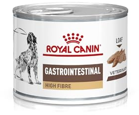 Royal Canin Veterinary Gastrointestinal High Fibre Mousse | 12 x 200 g | Aliment Complet diététique pour Chiens Adultes | pour favoriser Une Bonne Digestion | avec Fibres Alimentaires