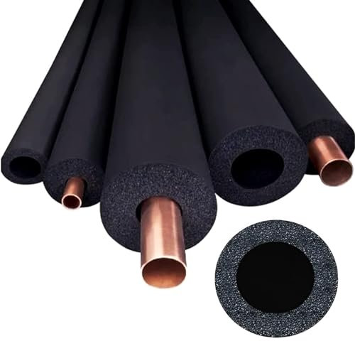BZCKBZ Rohrisolierung, Isolierende Schaumstoff-Rohrabdeckungen, Frostschutz, Flammhemmende, rutschfeste Schaumstoffschläuche, Wärmeschutz-Schaumstoffschlauch Für Schläuche(6mm*15mm*2m)