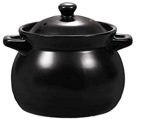 CVNIMV Glass Cooking Pot Enameled Mini Ceramic Soup Pots Stewing Pot Microwaveable Mini Casseroles Cocotte Ceramique Stewpot Pot