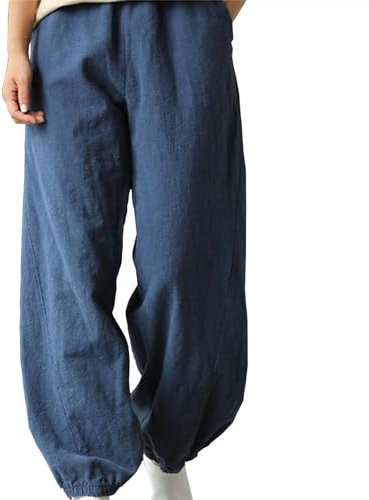 Generisch Tai-Chi-Hosen Bequem Kampfkunst Anzug Unisex Kung Fu und Tai Chi Hose Kostüm aus Baumwolle und Leinen Daily Wear for Yoga and Pilates,07,6XL