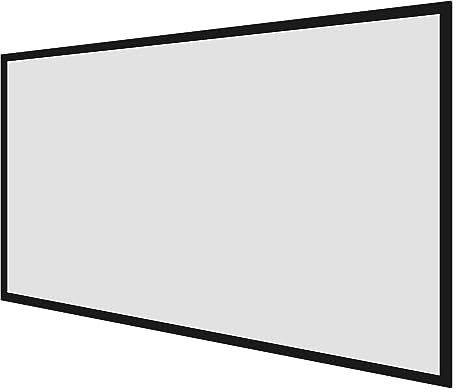 Écran de projection mural 130 pouces 16:9 écran de projecteur 4K HD cadre en alliage d'aluminium grande surface pour projecteurs vidéo extérieurs à la maison