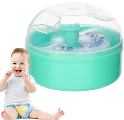 Houppette pour poudre corporelle, applicateur de poudre corporelle,Applicateur et récipient de poudre pour le corps des tout-petits - Kit de houppette de poudre après le bain pour tout-petits, poudre