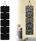 Pin Badge Display, Earring Storage Organiser 5 Sheet Hanging Jewellery Organiser Removable Felt Enamel Pin Display 850 Holes Wall Mount Pin Badge Holder
