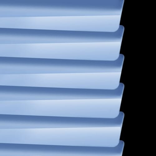 Bleu Brillant Store Vénitien en Aluminium,Store Vénitien en pour Fenêtres et Portes,Toutes Les Pièces de Montage Incluses,Personnalisable (45×140cm)