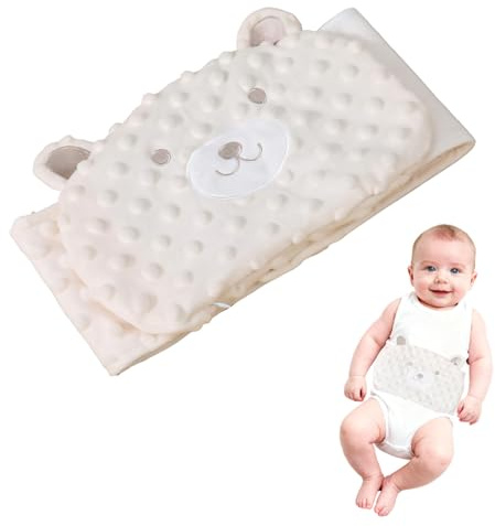 Ruvan Baby Wärmflasche Anti-Kolik Wärmegürtel, Wärmekissen Bauch Baby, Erleichterung Bauchschmerzen, Blähungen, Kolik, Verdauungsstörungen, Mit Natürlicher Füllung, Heißwasserbrennungen Verhindern